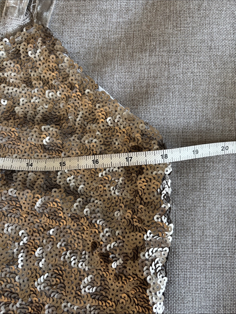 CUPIO Sequin and velvet top, Sz M. - Picture 6 of 8